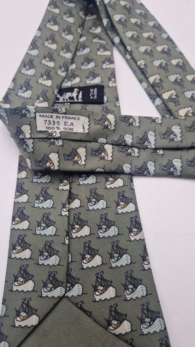 cravate hermès bateaux de pêche