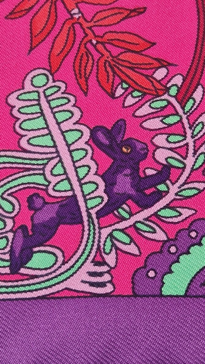 Carré Hermès Les  maîtres de la forêt  par Annie Faivre 2016 – Image 7