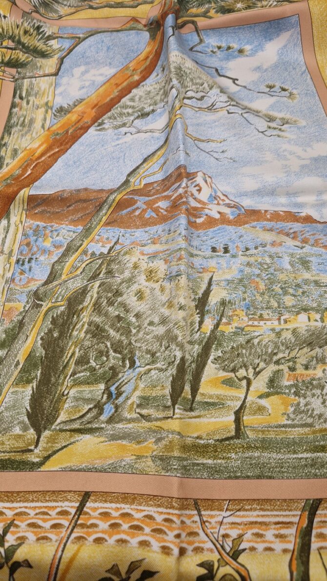 RESERVE Carré Hermès Promenade au pays de Cézanne Edition limitée 2006 – Image 2