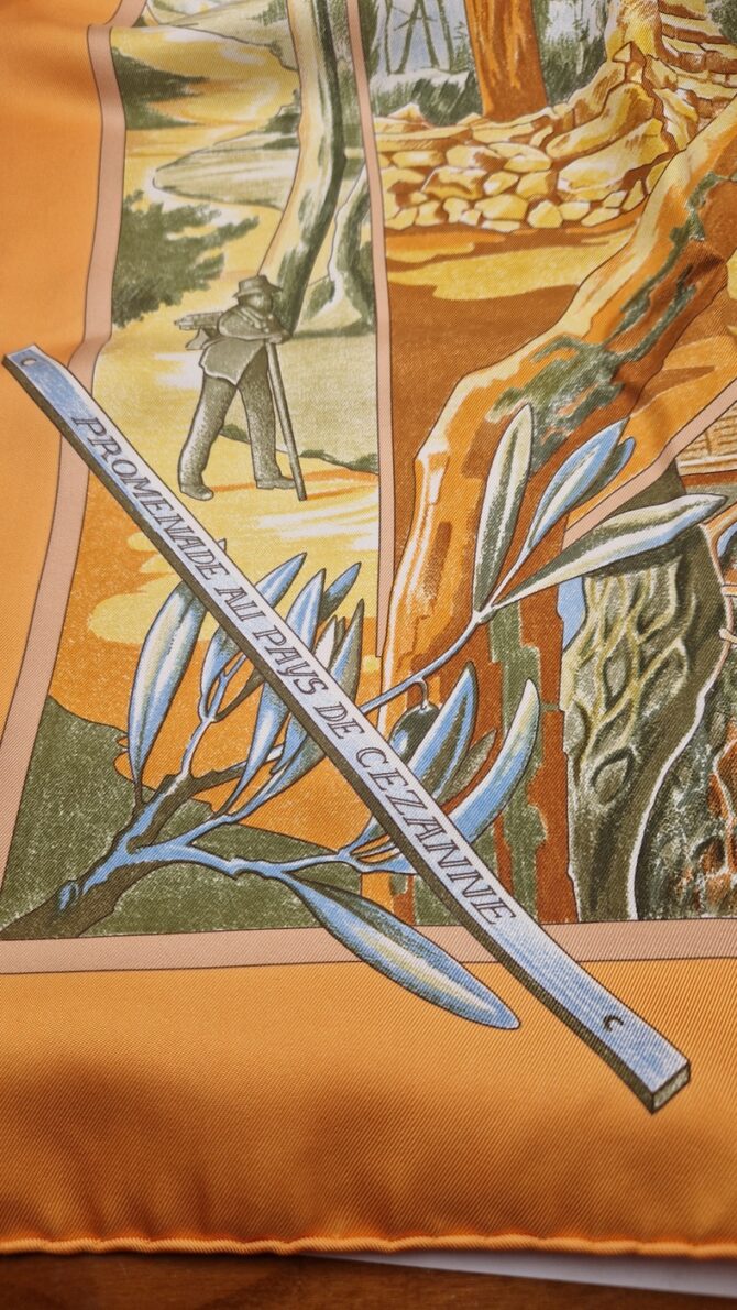 RESERVE Carré Hermès Promenade au pays de Cézanne Edition limitée 2006 – Image 3