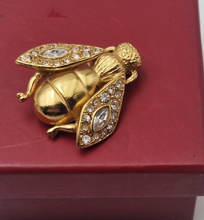 Iconique  broche  Dior vintage motif abeille – Image 4