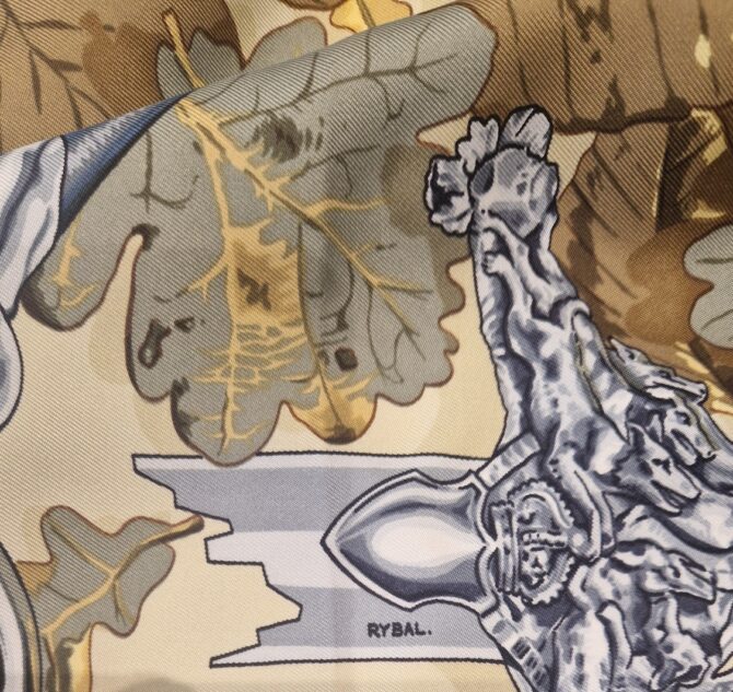 Carré Hermès Au  plus dru par Rybaltchenko 1998 – Image 5