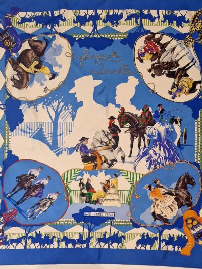 Carré Hermès La Feria de Sevilla par Hubert de Watrigant 1996