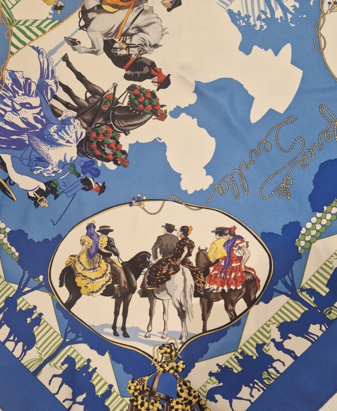 Carré Hermès La Feria de Sevilla par Hubert de Watrigant 1996 – Image 6