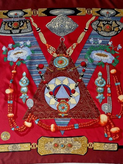 Carré Hermès Tibet par Cathy Latham 1999