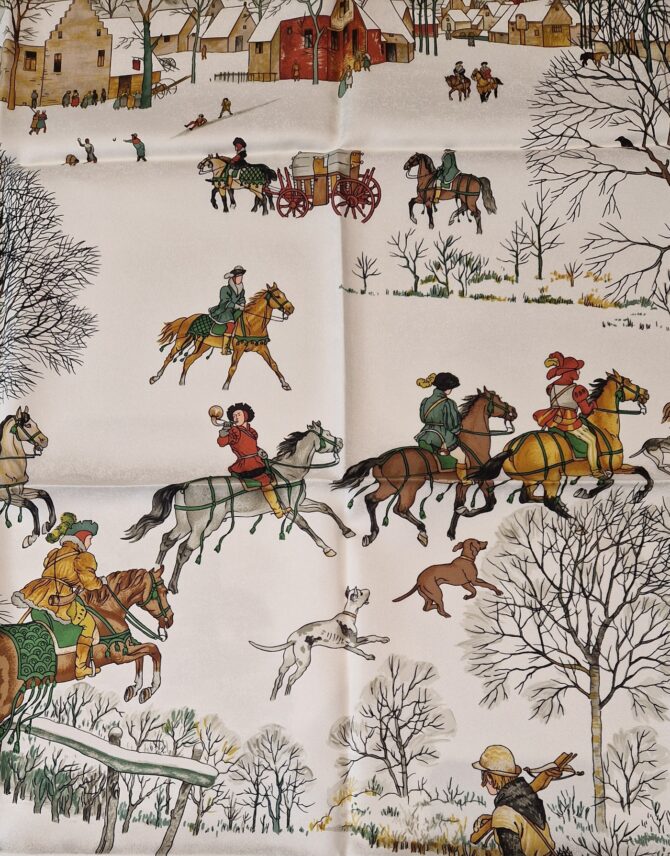 carré hermès l'hiver par ledoux