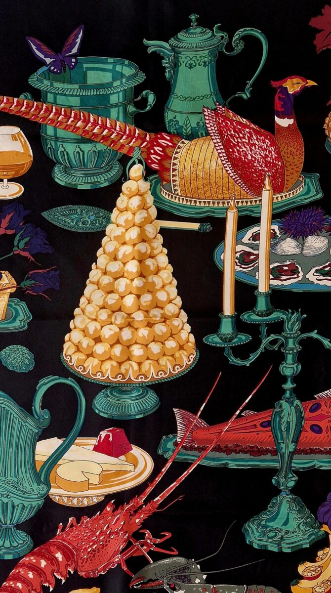 Carré Hermès Gastronomie par Christiane Vauzelle et Robert Dumas 1961