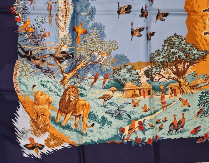Carré Hermès Africa par Robert Dallet 1997