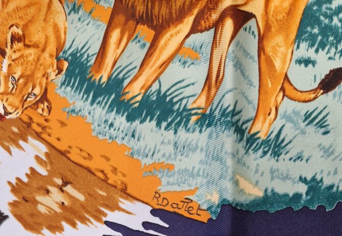 Carré Hermès Africa par Robert Dallet  1997 – Image 5