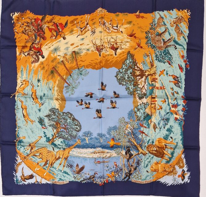 Carré Hermès Africa par Robert Dallet 1997