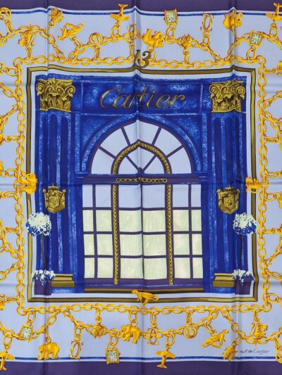 carré en soie cartier