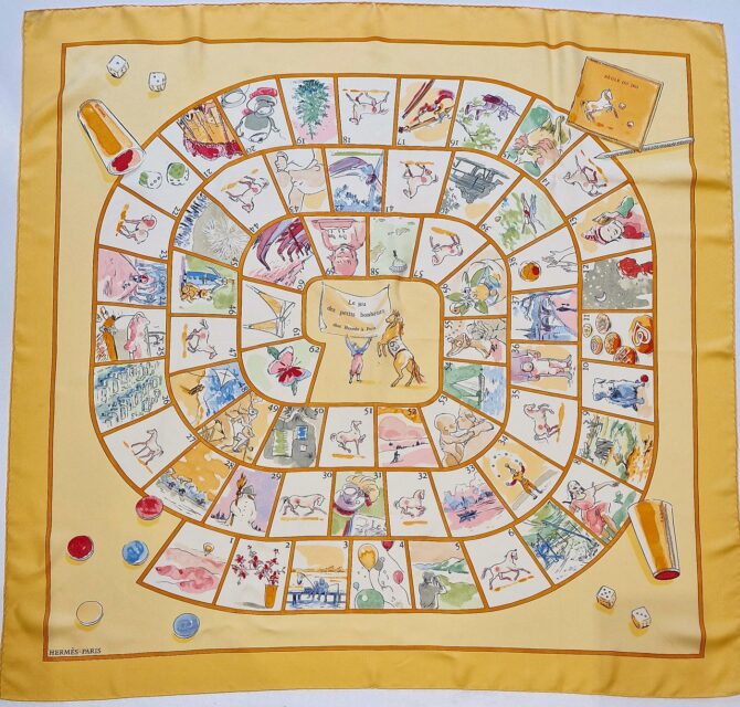 Carré Hermès Jeu des petits bonheurs