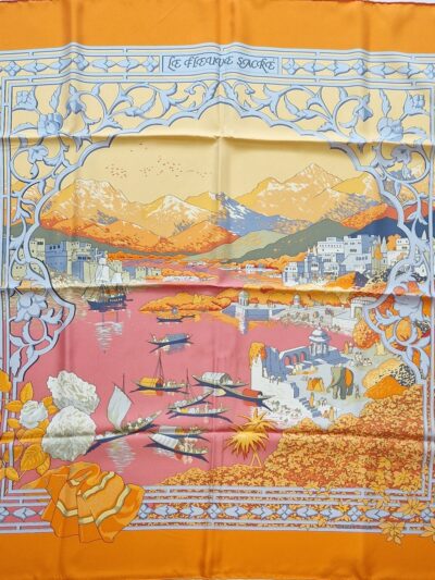 Carré Hermès Le fleuve sacré par Catherine Baschet 2005
