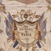 Les édifices de Paris, rare carré Hermès par Hugo Grykar édité en 1957