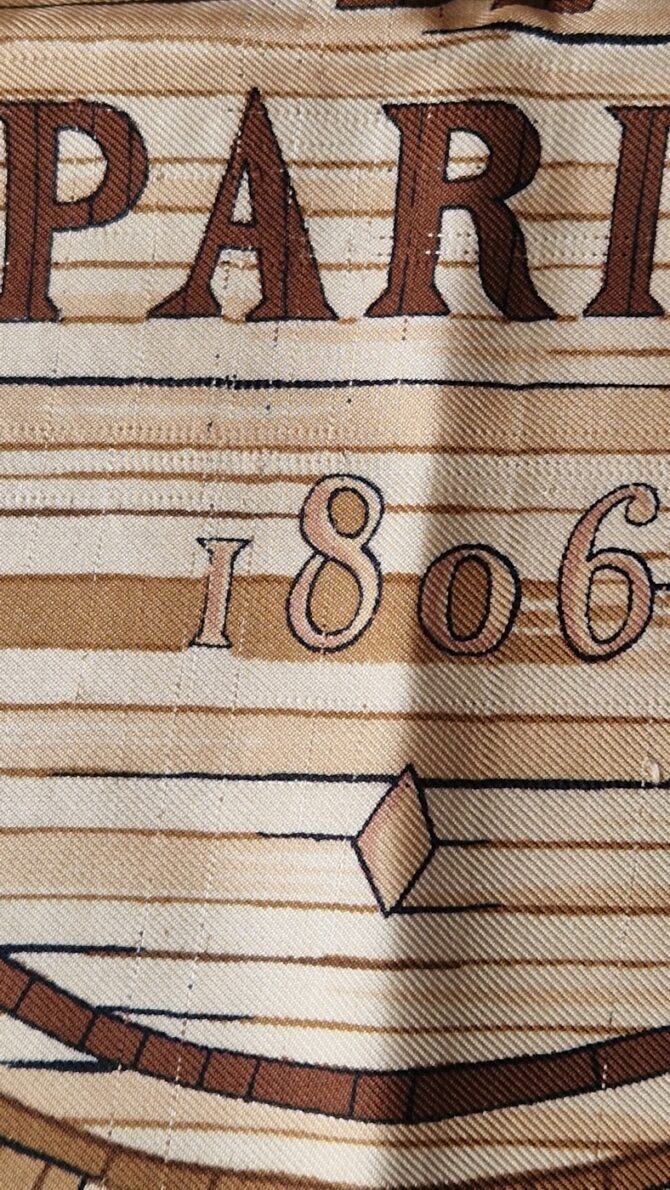 Les édifices de Paris, rare carré Hermès par Hugo Grykar édité en 1957 – Image 7