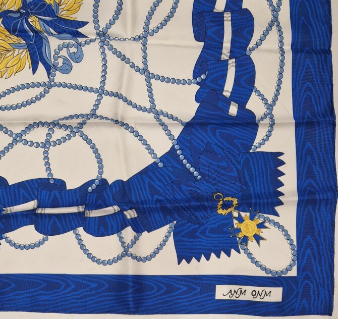 Foulard en soie ordre national du mérite à l' Etat neuf – Image 4