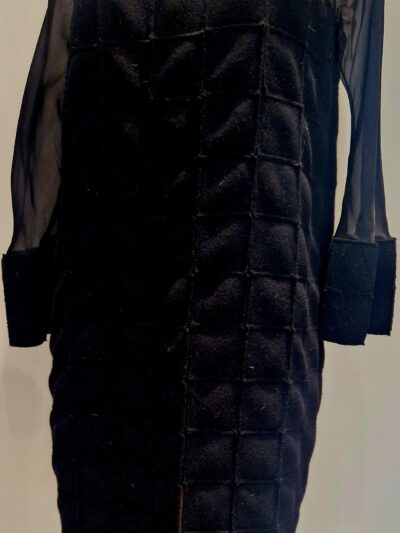 Robe Chanel vintage encarreaux de laine