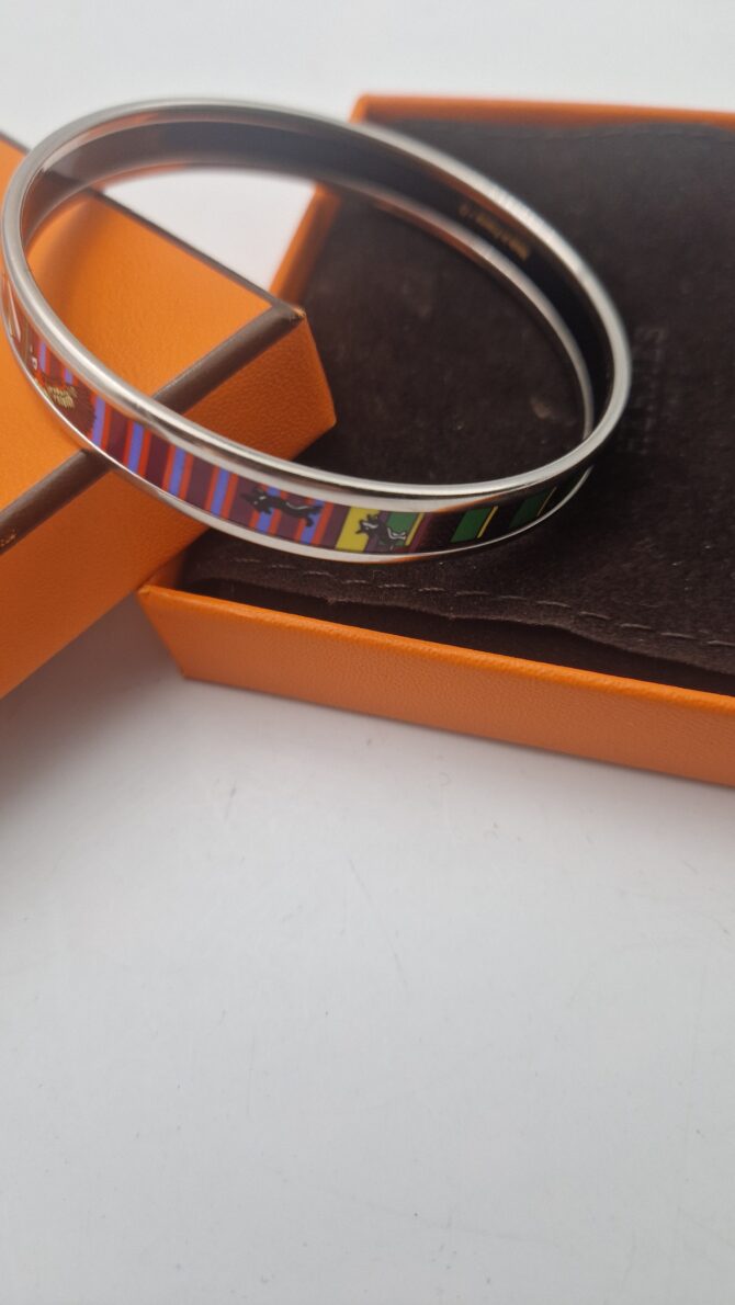 Bracelet HERMES émaillé, livré dans sa boite. Etat neuf – Image 4