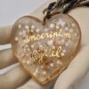 Pendentif coeur RYKIEL en résine
