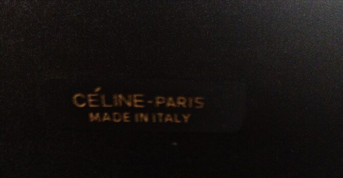 Pochette du soir  CELINE Vintage années 80 en velours et satin – Image 2