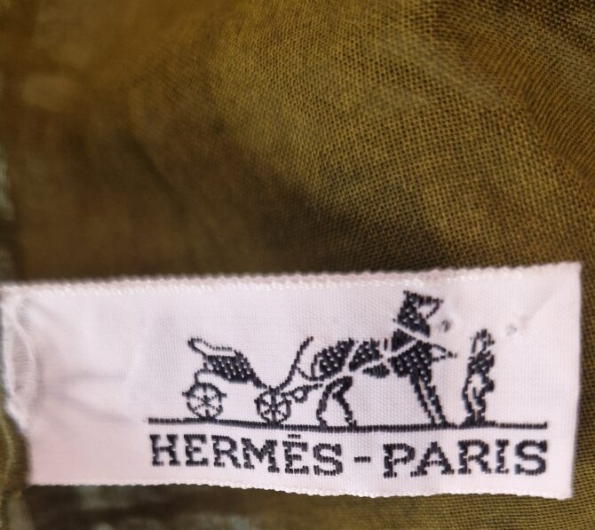 Paréo Hermès aux motifs de  Poissons – Image 5