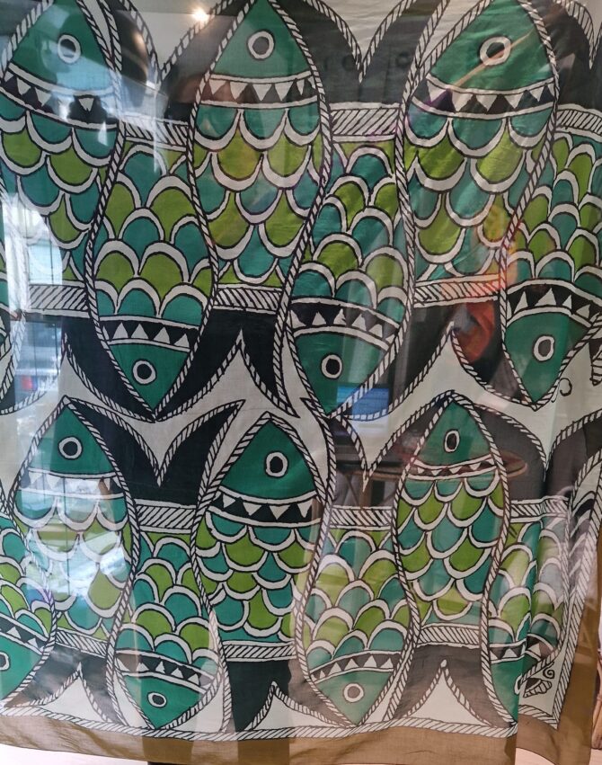 Paréo Hermès aux motifs de  Poissons – Image 8