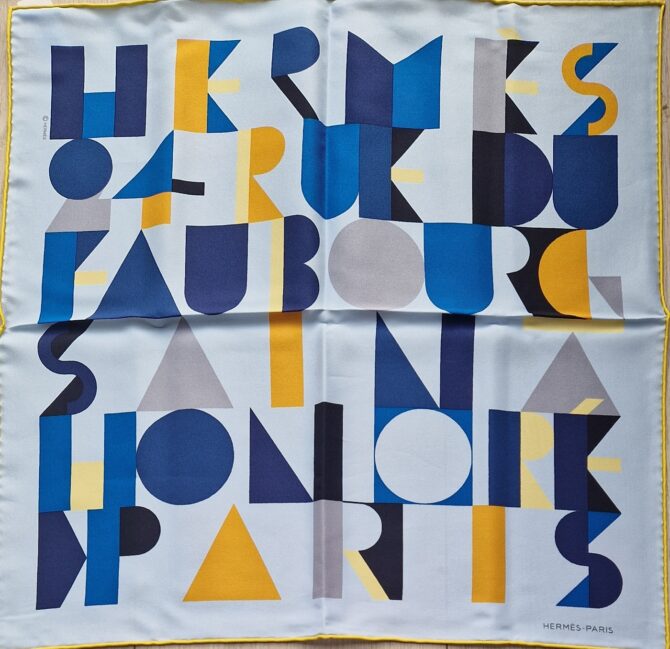 Pochette Hermès Jeu d'adresse par Evan Hecox