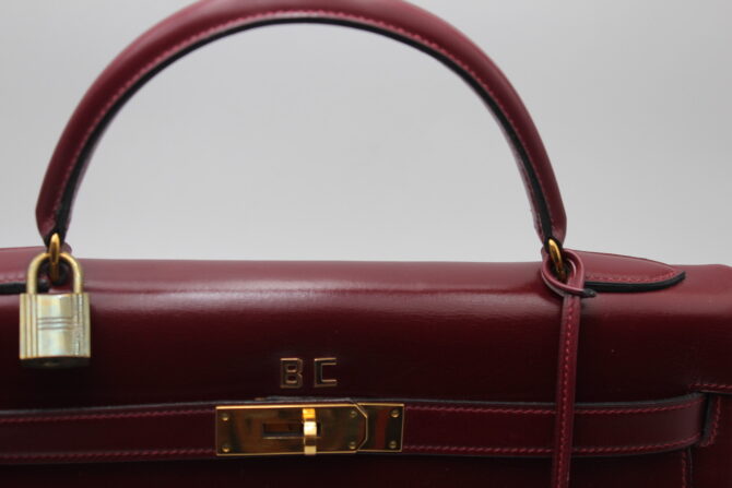 Exceptionnel  sac Hermès Kelly 32 à l'état neuf année 1972 – Image 8