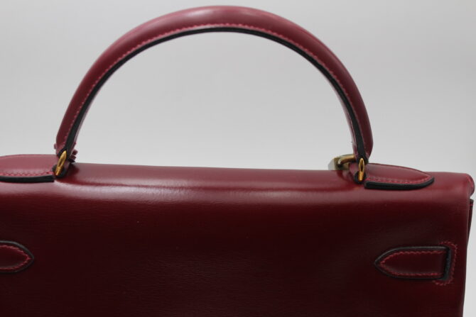 Exceptionnel  sac Hermès Kelly 32 à l'état neuf année 1972 – Image 11