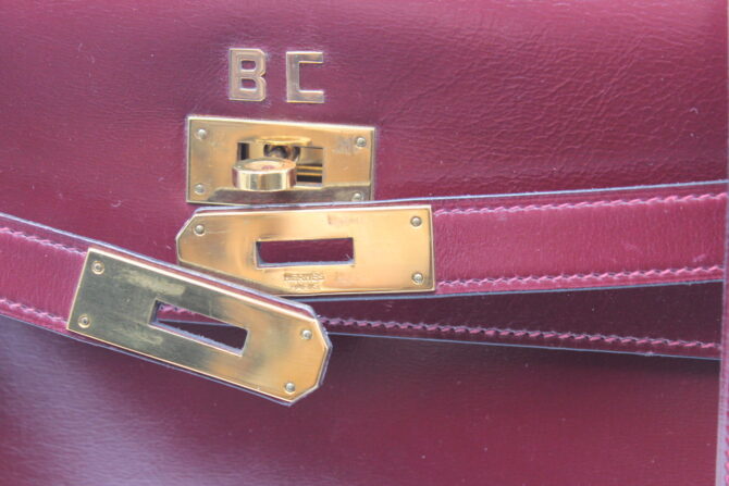 Exceptionnel  sac Hermès Kelly 32 à l'état neuf année 1972 – Image 17