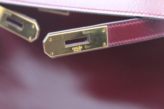 Exceptionnel  sac Hermès Kelly 32 à l'état neuf année 1972 – Image 15