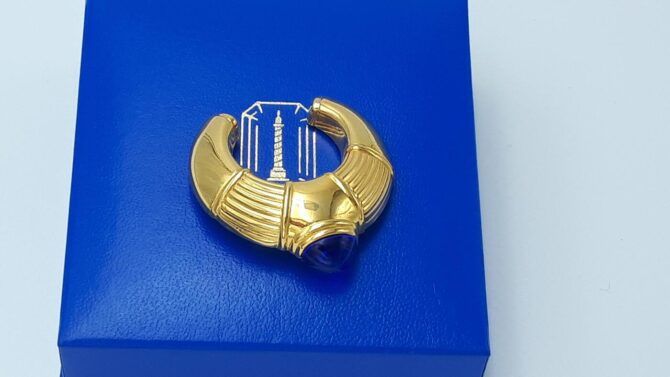 Broche Boucheron modèle Jaipur  , jamais portée dans son coffret d'origine – Image 3