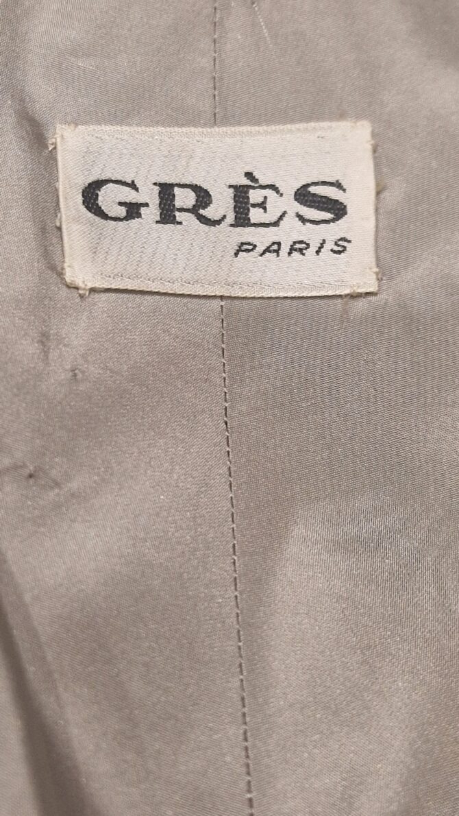 Manteau couture madame Grès années 60 – Image 3