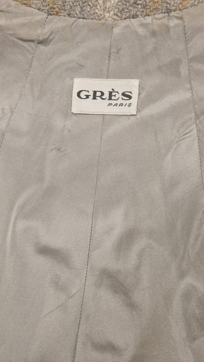 Manteau couture madame Grès années 60 – Image 12
