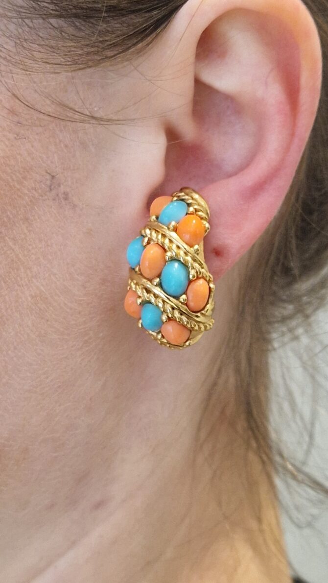 clips d'oreilles Marcel Boucher 50's
