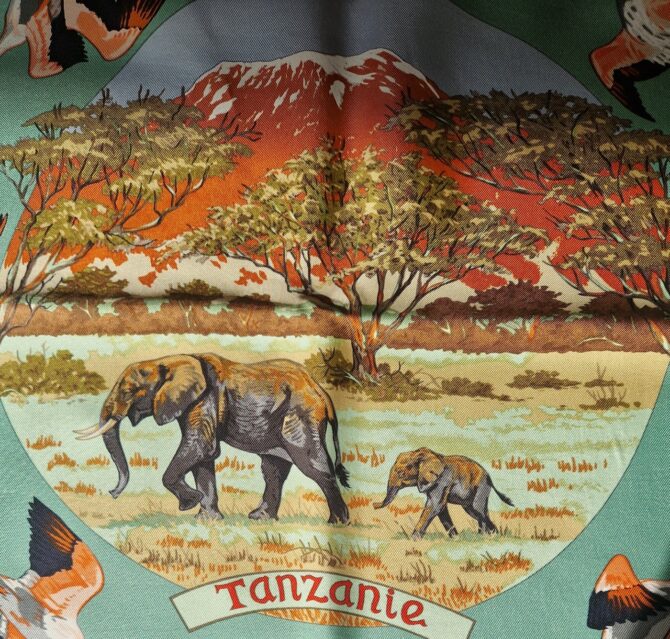 Magnifique carré Tanzanie par Robert Dallet