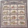 Carré Hermès Les nouvelles voitures publiques de Paris par Hugo Grykar 1952