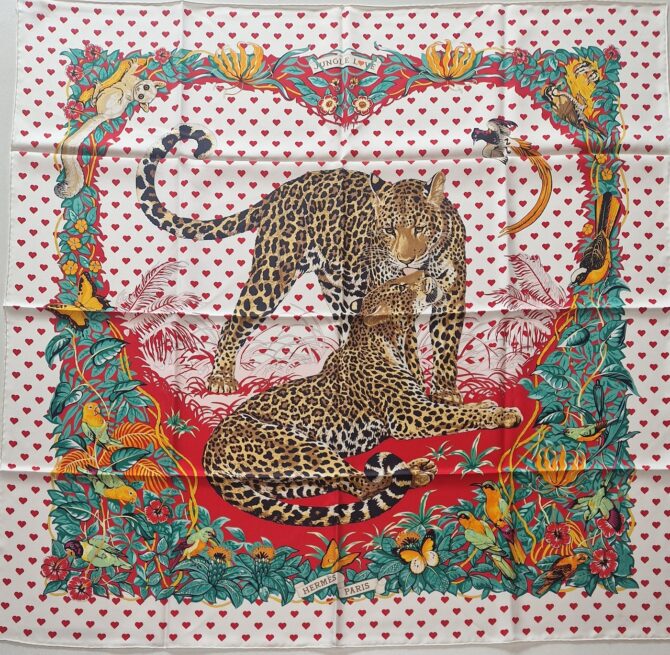 Carré Hermès Jungle love love