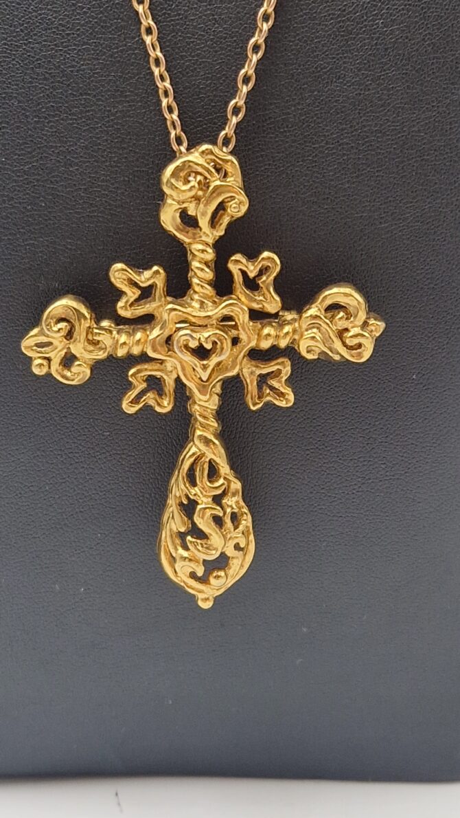 Croix broche ou pendentif par Christan Lacroix – Image 3