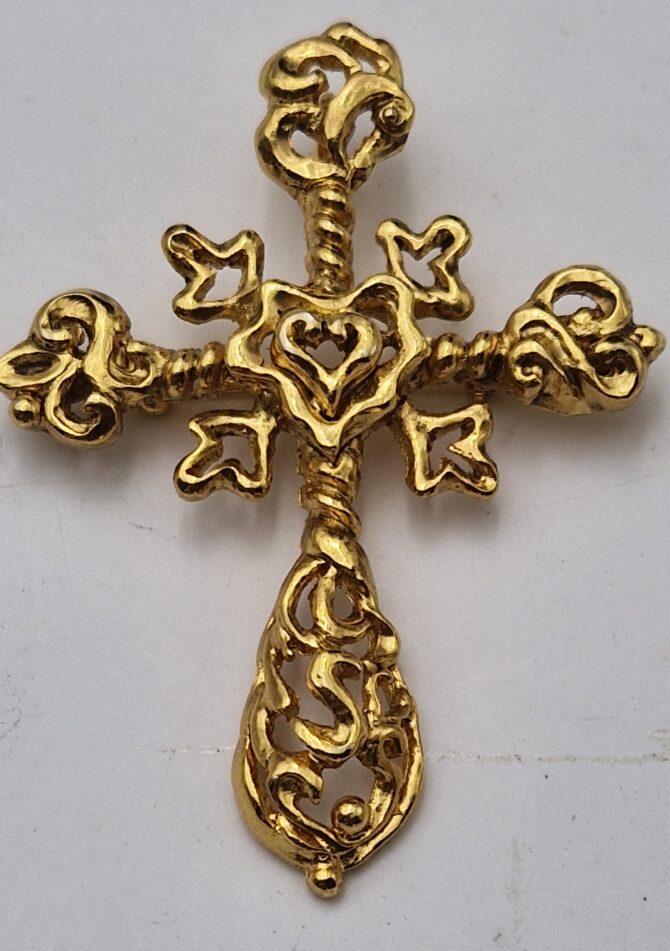 Croix broche ou pendentif par Christan Lacroix – Image 2
