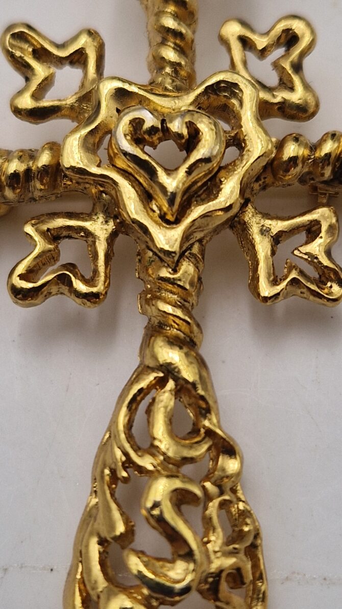 Croix broche ou pendentif par Christan Lacroix – Image 4
