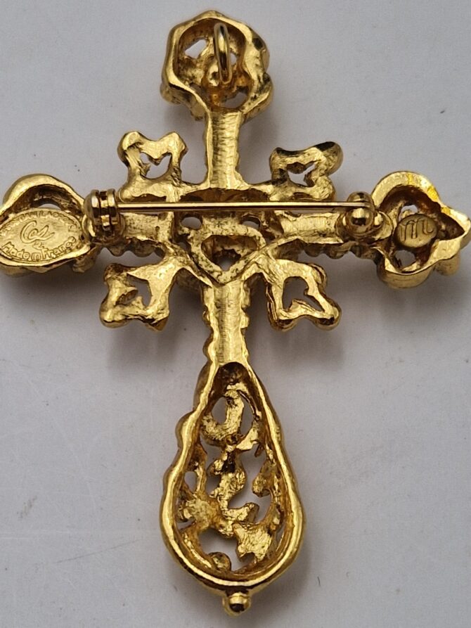 Croix broche ou pendentif par Christan Lacroix – Image 5