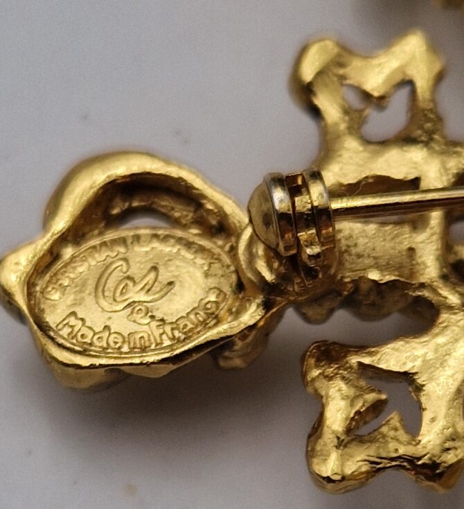 Croix broche ou pendentif par Christan Lacroix – Image 6