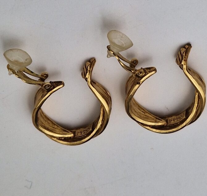 Boucles d'oreilles Créoles par Kenzo – Image 7