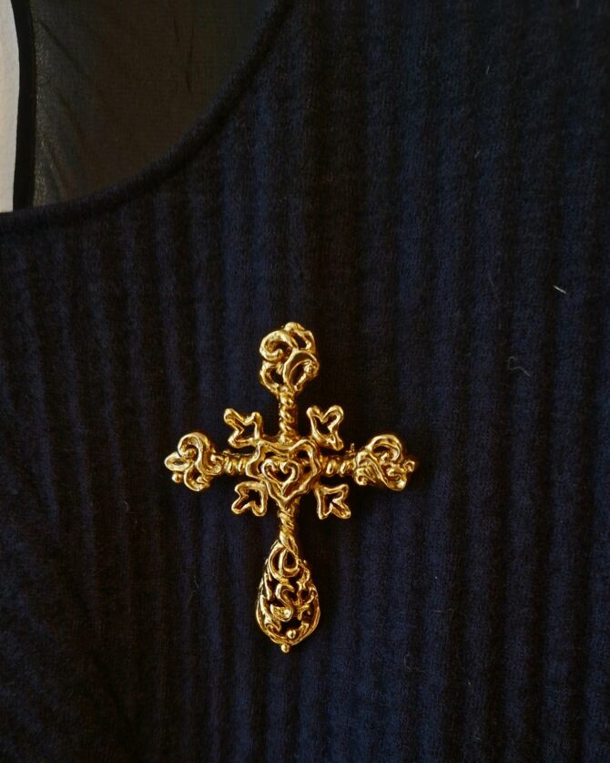 croix broche christian lacroix