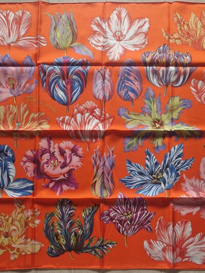carré hermès tulipomanie par aline honoré 2023