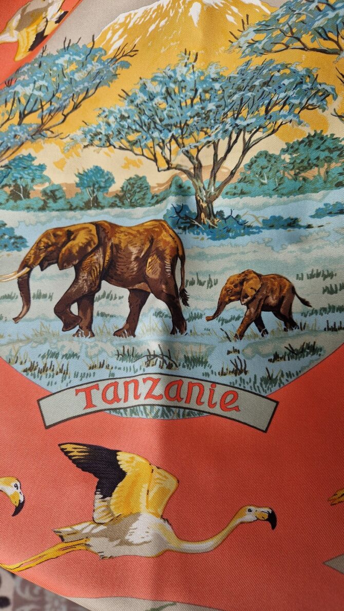 Carré Hermès Tanzanie par Robert Dallet 1997 – Image 3