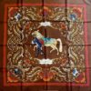 Carré Hermès Cheval Turc par Christiane Vauzelles
