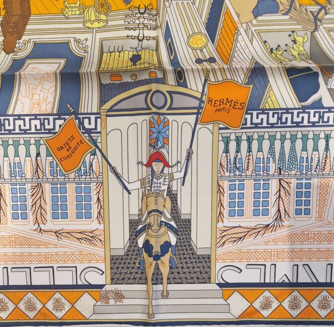 Carré Hermès Objets de curiosité par Rosa Maria Unda Suki année 2022 – Image 3