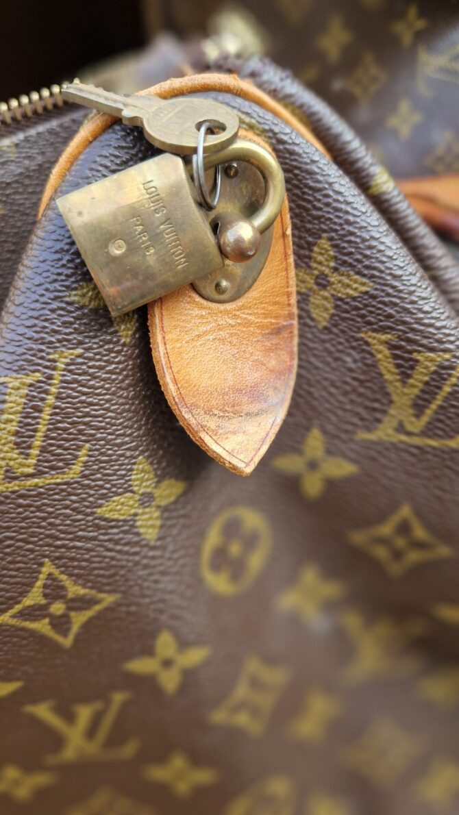 Sac de voyage  Keepall 45 Louis Vuitton Monogram – Image 7